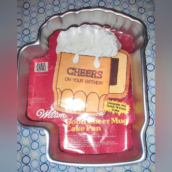 Wilton Kitchen Vintage 984 Wilton Good Cheer Beer Mug Cake Pan